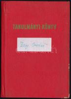 1974-1975 MSZMP tanulmányi könyv