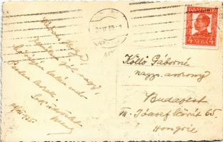 1935 Sofia, Sofiya; boul. Dondoukov / street view, tram, shops. photo