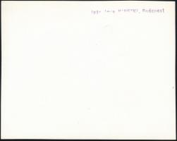 cca 1933 Kinszki Imre (1901-1945) budapesti fotóművész hagyatékából, pecséttel jelzett, vintage fotó...