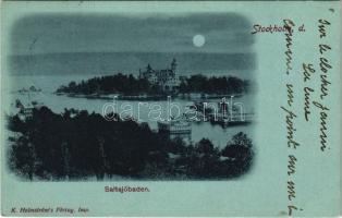 1899 Saltsjöbaden (Stockholm) / spa, bath. K. Holmströms Förlag