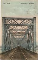 1914 Brod, Bosanski Brod; Savski most / Save Brücke / Sava bridge. Verlag Simon Deutsch (EK)