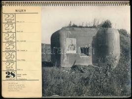 1939 Honvéd naptár. Összeáll.: Kern Ferenc: A címlapot tervezte és rajzolta: Rimaszéki R. Aladár. A ...