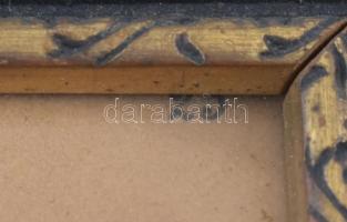 Pernyei (?) fhgy.916 jelzéssel: Egy gazdászati tiszt (népfelkelő) portréja. I. világháborús karikatú...