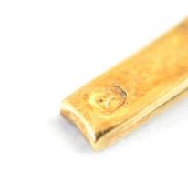 14K fehérarany karkötő, brillekkel 6,2 g 19 cm