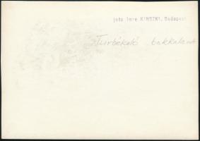 cca 1933 Kinszki Imre (1901-1945) budapesti fotóművész hagyatékából, pecséttel jelzett és feliratozo...