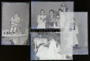 cca 1952 Változatos témájú műtermi felvételek polgári személyekről, Mosonyi Antalné (?-?), (Marika f...