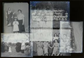 cca 1952 Változatos témájú műtermi felvételek polgári személyekről, Mosonyi Antalné (?-?), (Marika f...