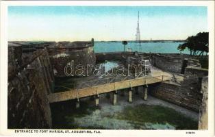 St. Augustine (Florida), entrance to fort Marion