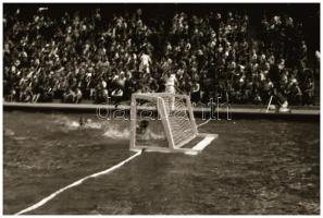 cca 1950-1960 Vízilabda mérkőzés, 5 db negatív kocka, 3,5×4 cm