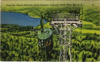 Franconia Notch State Park (New Hampshire), White mountains, tram car, cannon mountain aerial tramway