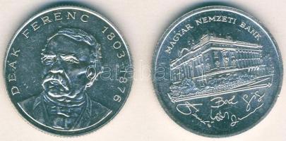 1992-94. 200Ft Ag "MNB" (1x) + "Deák" (1x) T:BU,2