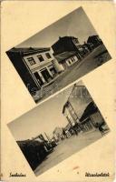 1941 Szobránc, Sobrance;  utca, Hangya szövetkezet üzlete és saját kiadása / street view, cooperative shop, automobile (EK)