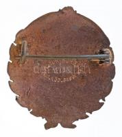 1927. "M. Óvári (Magyaróvári) Kerékpár-Egyesület - Előre - 1902 - 1902-1927" zománcozott B...