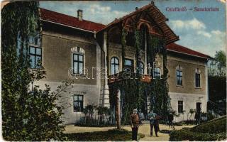 1920 Csízfürdő, Kúpele Ciz; Szanatórium. Szoyka Pál kiadása / sanatorium (EB)