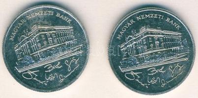 1992. 200Ft Ag "MNB" (2x) T:BU