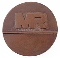 Asszonyi Tamás (1942-) 1989. "Pro Musica / MR (Magyar Rádió)" öntött Br emlékérem (248g/80...