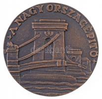 Csúcs Ferenc (1905-1999) 1941. "Gr. Széchenyi István 1791 941 / A nagy országépítő" öntött...