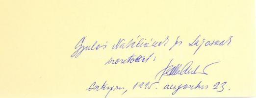 Balla András 15/50 Dedikált példány!  Esztergom. 1995. Szerzői.  Számozott 15/50. Kiadói papírkötésb...