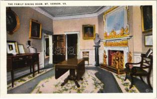 Mount Vernon (Virginia), the family dining room