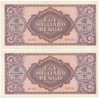1946. 1.000.000.000P (4x sorszámkövető) T:II,II-
Adamo P28