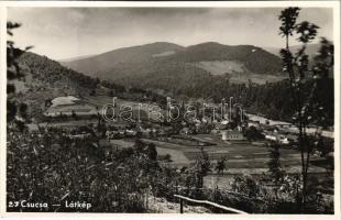 Csucsa, Ciucea; látkép, híd / general view, bridge