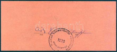 Pápa 2002. "Bakonyvidéki Éremgyűjtő Találkozó" 1 Kossuth (400Ft) utalvány T:I Csak 60-70db...