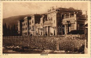 1928 Abbazia, Opatija; Hotel Quarnero. E. Fantini (EK)