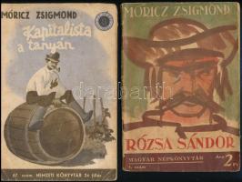 Móricz Zsigmond 2 műve:
Kapitalista a tanyán. Fáy Dezső illusztrációival. Nemzeti Könyvtár 67. Bp.,...
