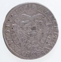 Ausztria 1663CA 15kr Ag "I. Lipót, díszített belső kör" Bécs (5,58g) T:2,2- / Austria 1663...