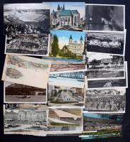 85 db RÉGI történelmi magyar város képeslap vegyes minőségben / 85 pre-1945 town-view postcards from...