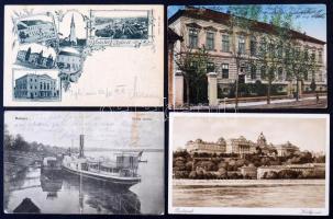 85 db RÉGI történelmi magyar város képeslap vegyes minőségben / 85 pre-1945 town-view postcards from...