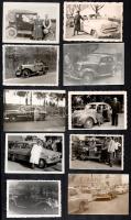 cca 1920-1940 10 db fotó régi autókról 6x9 cm