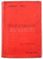 Oheroly János (szerk): Torna-zsebkönyv. Negyedik kiadás. Bp., 1900, Hornyánszky. Kiadói egészvászon kötésben, kissé kopottas állapotban.