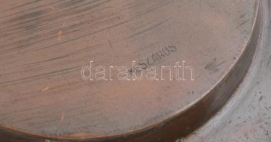 Bronz tálka, Mészáros jelzéssel. d:12,5 cm