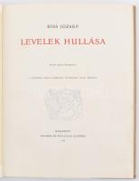 Kiss József: Levelek hullása. Falus Elek szecessziós egészoldalas és szövegközti illusztrációival, k...