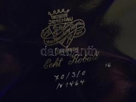 Ilmenau Echt Kobalt dobozka  Kézzel festett, jelzett, hibátlan. 15x11 cm