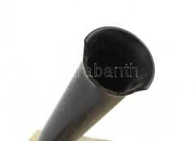 Márvány asztali tolltartó., sérüléssel 10x7 cm