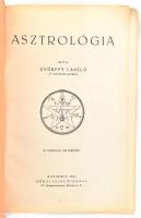 Györffy László: Asztrológia. Bp., 1935, Kókai Lajos, 319 p. Papírkötésben, kissé laza fűzéssel.