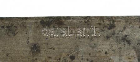 Dreszmann Károly zuglói acélgyáros kése, jelzett, h: 37 cm