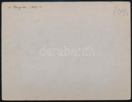 1907 Hargita hegység a Tolvajos hágóról nézve. Feliratozott fotó kartonon 11x8 cm