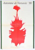 1980 Varsói ősz lengyel plakát / Polish poster. 40x60 cm