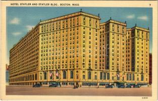 Boston (Massachusetts), Hotel Statler and Statler bldg., automobiles
