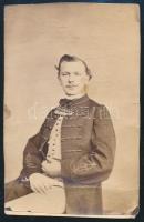 cca 1870 Pismeretlen férfi fotója vizitkártya