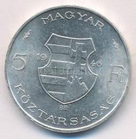 1946. 5Ft Ag "vastag Kossuth" T:2 kis ph.
Adamo F8