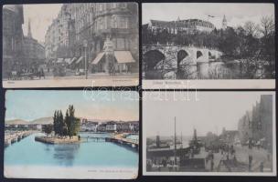 Kb. 140 db RÉGI külföldi város képeslap / Cca. 140 pre-1945 European town-view postcards