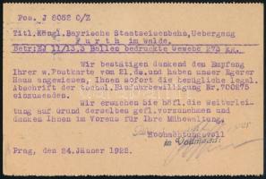 Csehszlovákia 1922