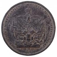 Ausztria 1848. "Radetzky gróf itáliai hadi sikerei emlékére" Sn emlékérem (41mm) T:2-
Aus...