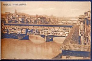 13 db RÉGI külföldi képeslapfüzet / 13 pre-1945 European postcard booklet: Venezia, Firenze, Roma, Bruxelles, Paris, St. Bavon, Lisieux, Wartburg