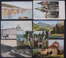 63 db RÉGI külföldi város képeslap: sok osztrák, német, svájci / 63 pre-1945 European town-view post...
