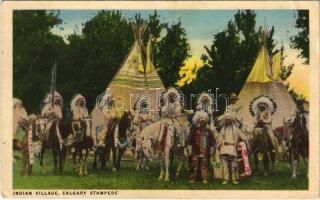 Calgary Stampede, Indian village, folklore (EB)